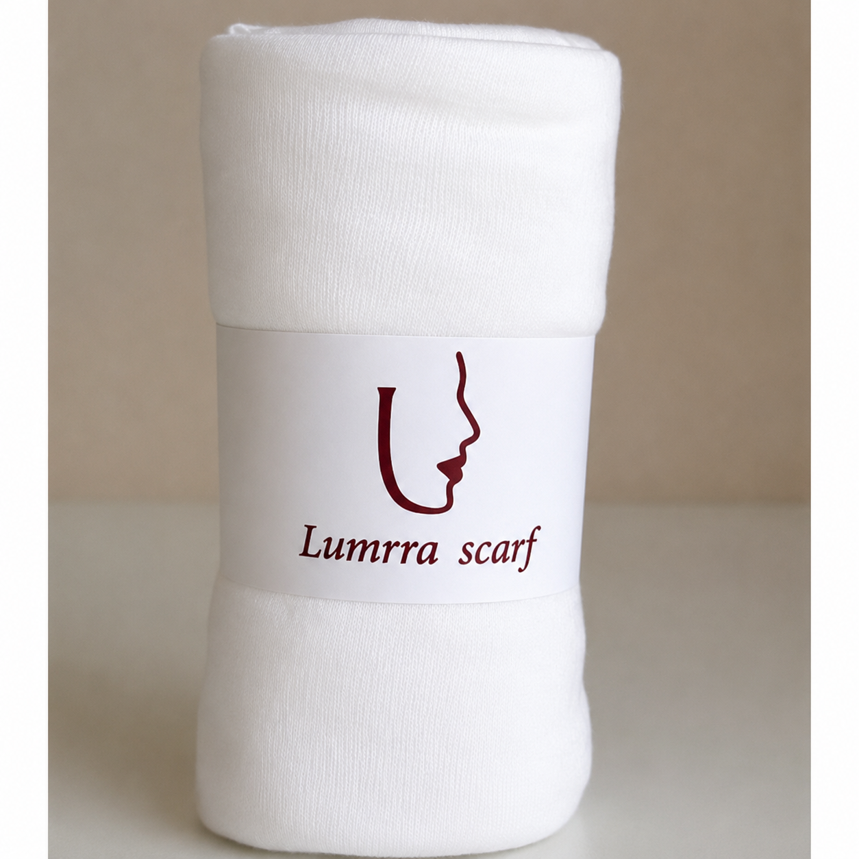 Mini foulard carré - Couleur: Blanc neige 