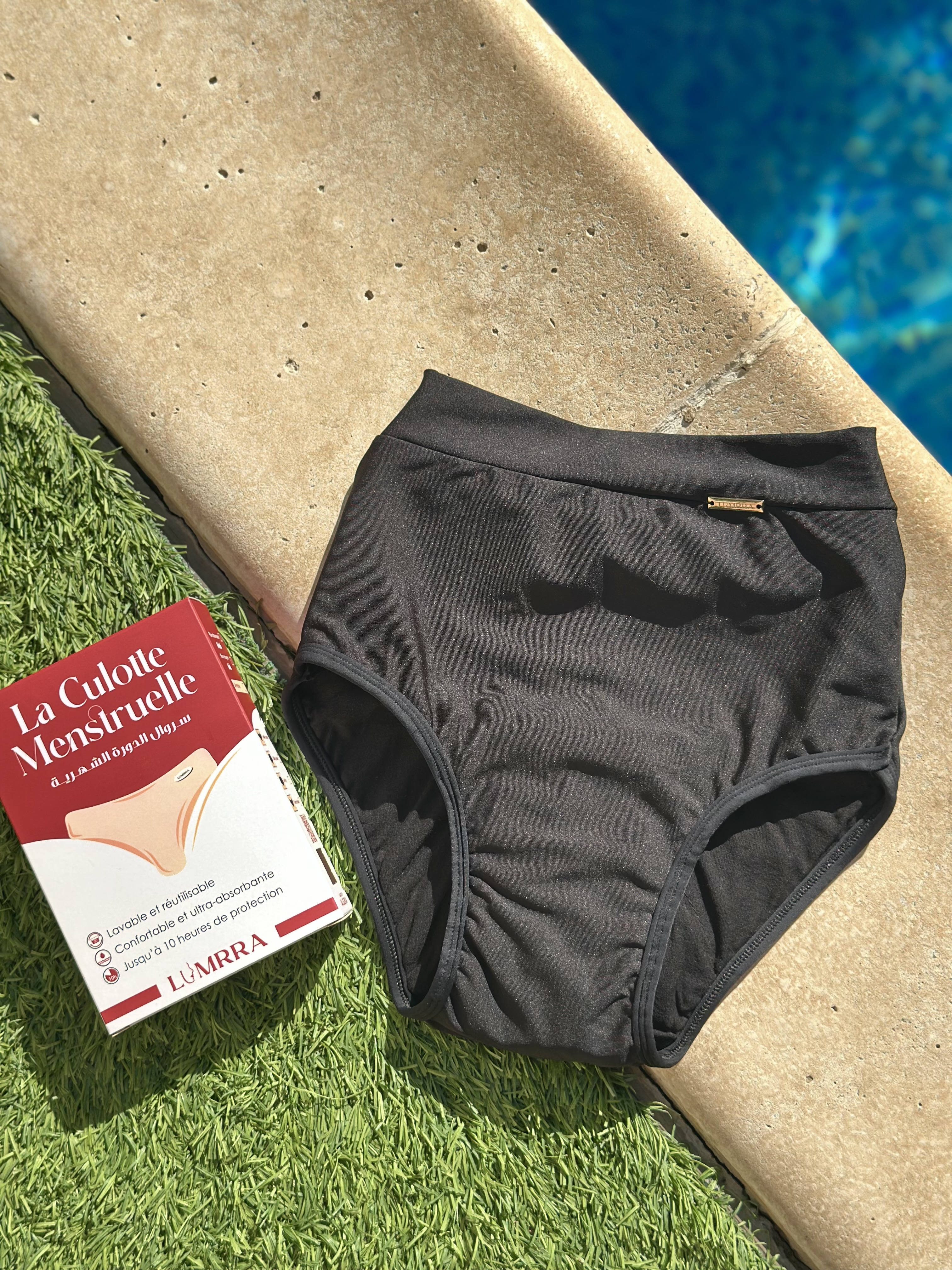 Culotte maillot  - Taille: M = 38 - 40 | Couleur: Noir 