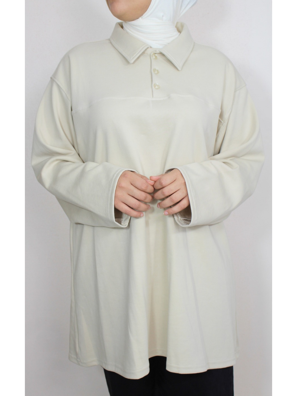 Polo modeste à boutons 